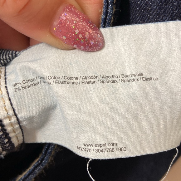 ESPRIT Dark Wash Classic Denim Jacket - Picture 8 of 10